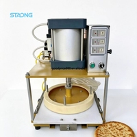 Presse à pâte à pizza pneumatique, machine à former des galettes de viande, machine à aplatir la pâte à pizza