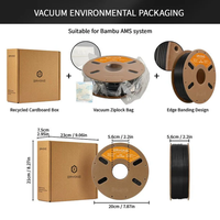Filament PLA ERYONE LW 750g 1,75 mm Mat Léger Moussant pour Imprimante 3D