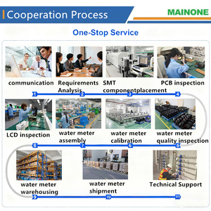 MAINONEメーター水LoRawan/M-bus/Modbus/Pulse/4G/NB-IoTクラス2 R200 R250 R400 R500 R800 IP68 DC24V OEM M-bus水道メーター - Product Image 6