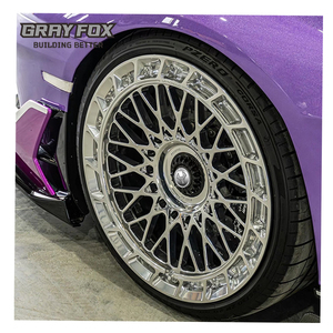 Llantas <span class=keywords><strong>de</strong></span> radios <span class=keywords><strong>de</strong></span> malla <span class=keywords><strong>de</strong></span> coche <span class=keywords><strong>de</strong></span> carreras personalizadas GRAYFOX 17 18 19 pulgadas 5x5x120 112 ruedas forjadas para coche <span class=keywords><strong>de</strong></span> pasajeros Porsche <span class=keywords><strong>Ferrari</strong></span> BMW Benz - Product Image 3