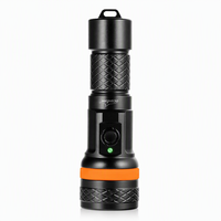 Lampe de plongée OCSHARK D28, étanche IPX8, 1800 lumens, lampe torche LED sous-marine, 26650 SFT40, lampe de plongée
