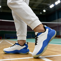Chaussures de basket-ball pour hommes en gros, respirantes, avec empeigne en maille et semelle hybride haute performance