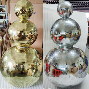 داخلي زخرفة شجرة عيد الميلاد مرآة حجم مخصص ثلج ديسكو الكرة المصنع المصنعة عاكس عنصر العرض لقضاء العطلات - Product Image 2