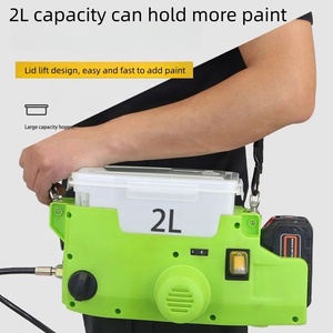NEOBRISKEN Portable Cordless Brushless Motor Industrial Grade High-<b>Pressure</b> 2500PSI Airless <b>Sprayer</b> Plunger Type Design 2L Cup - Product Image 2