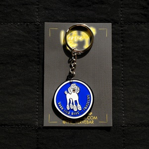 Porte-clés en émail avec badge chien et citation motivante, en métal, cadeau original pour les amoureux des animaux, breloque personnalisée avec citation - Product Image 4