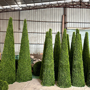 Árbol Artificial Cónico de Ciprés y <span class=keywords><strong>Pino</strong></span> para Decoración de Paisajes, Bodas, Hoteles y Pascua, Ecológico, de Plástico Verde - Product Image 4