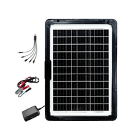 Panneau solaire portable 6V 18V pour charger les téléphones portables, chargeur USB 5V, étanche, 10W/15W/20W, charge rapide en extérieur