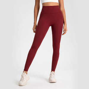 High Waisted Yoga Leggings Tummy Control Hip Lifting Fitness Running Sports Pants Long Tight Fit Autumn Wear - Product Image 4