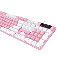 Jeu de couleur clavier filaire clavier d'ordinateur lumineux Esports sensation mécanique clavier Carton Usb Standard image marque originale