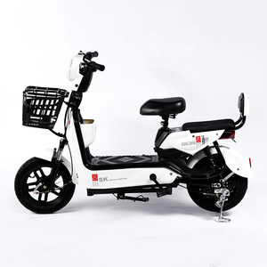 Bicicletta Elettrica da Città 48V 350W con Pneumatici Sottovuoto da 14 Pollici e 2 Posti per Adulti - Product Image 3