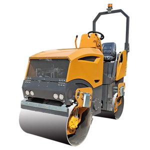 Rouleau vibratoire SOBM à double tambour, 2-3 tonnes, compacteur routier entièrement hydraulique - Product Image 4