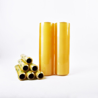 Film alimentaire souple brillant compostable en PVC de qualité alimentaire, respectueux de l'environnement, avec distributeur pour biscuits, fruits, sandwichs et services de restauration