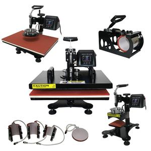 Manual Hot Foil Stamping <b>Machine</b> Sublimanation logo <b>Printing</b> <b>Machine</b> for <b>Clothes</b> 8 in 1 - Product Image 1