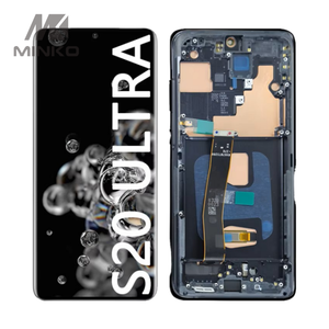 Écran de Remplacement AMOLED LCD de Haute Qualité Compatible pour Mobile S20U pour Samsung <span class=keywords><strong>Galaxy</strong></span> <span class=keywords><strong>S20</strong></span> Ultra 5G - Product Image 1