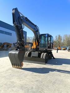 Excavatrice compacte sur roues de <span class=keywords><strong>15</strong></span> <span class=keywords><strong>tonnes</strong></span> à haute efficacité pour travaux utilitaires, fabriquée en Chine - Product Image 6