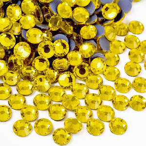 คริสตัลแก้วสีธรรมดาขายส่ง Blinginbox  คริสตัลติดเสื้อผ้าแบบหลังแบนขายส่ง - Product Image 4