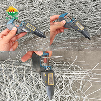 Panier gabion hexagonal tissé en fil de fer galvanisé, revêtement PVC, pour mur de soutènement, contrôle de l'érosion, aménagement paysager, prix bas