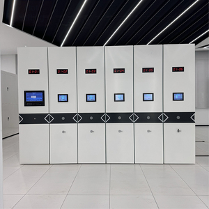 Sistema de Archivadores Metálicos Eléctricos Inteligentes Modernos con 5 <span class=keywords><strong>Cajones</strong></span>, Cerradura con Llave y Estanterías Móviles Ajustables para Oficina, Escuela o Sótano - Product Image 1