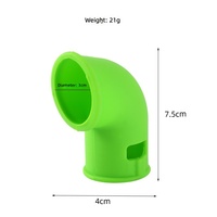 Tuyau coudé en silicone de qualité alimentaire résistant à la chaleur pour la sortie de vapeur, compatible cuiseur à riz et autocuiseur