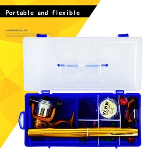 <span class=keywords><strong>Kit</strong></span> Canna da Pesca Telescopica con Mulinello 2.1m Canna da Pesca in Fibra di Vetro Telescopica per Acqua Salata e Dolce - Product Image 3