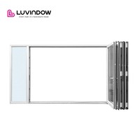 Luvindow Porte coulissante en aluminium personnalisée en usine pour la maison