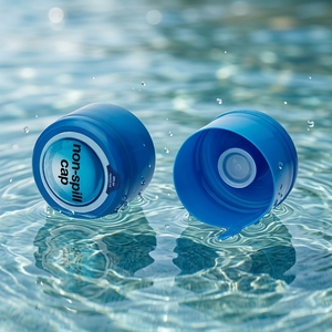 Factory Supply 28mm Blue Plastic Water Bottle Cap Disposable Big Embryo Mineral Water <strong>Flip</strong> Top Cap - Product Image 1
