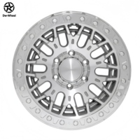 Jantes en alliage forgé DW Sport 6061-T6 polies à mailles fines 18 19 20 21 22 pouces compatibles avec Wrangler Offroad Stance Sport Custom