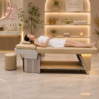 Kursi Cuci Rambut Pijat Elektrik Thai Massage Head Spa Shampoo Bed untuk Salon Kecantikan, Terapi Air