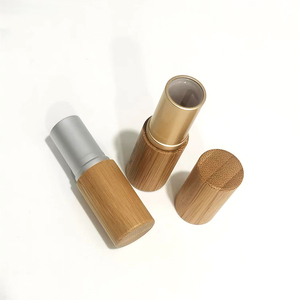 Tùy Chỉnh Laser Khắc Rỗng Gỗ Tre Son Dưỡng Môi <span class=keywords><strong>Container</strong></span> 5 G Vòng Tre Tự Nhiên Chap Dính Son Môi Ống - Product Image 3