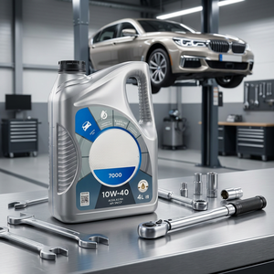 Aceite de Motor Sintético Total <span class=keywords><strong>Quartz</strong></span> <span class=keywords><strong>7000</strong></span> 10w40, Lubricante de 4L para Motores de Gasolina y Diésel, para una Confiabilidad Total del Motor - Product Image 1