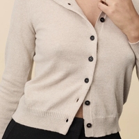 Cardigan en cachemire 100% à col rond pour femmes Pull en cachemire Vêtements d'hiver Fabricant direct
