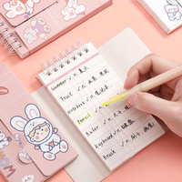 BECOL Nouveauté Carnet de mots portable mignon et mini, carnet de poche épaissi, carnet à spirales coloré pour étudiants