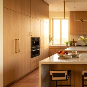 Set di Mobili da <span class=keywords><strong>Cucina</strong></span> Modulari in Legno di Lusso Moderni per Villa, Casa di Campagna, Ufficio - Product Image 1