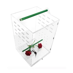 Supplier high quality customizable Luxury custom clear perspex bird cage acrylic pet house