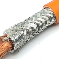 Câble de batterie de stockage d'énergie haute tension CC 1500V, isolé XLPO, en cuivre, pour véhicules électriques, 25mm², 35mm², 50mm², 70mm², 95mm², orange, pour BESS