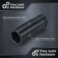 8 10 16 PCS 1/2" H4-H22mm Set Bit Soket Impact Torx Heksagonal Kelas Industri OEM untuk Kunci Pas Elektrik Ratchet