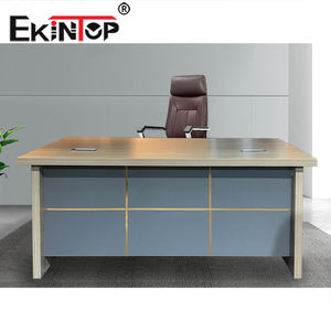 Ekintop specifiche di stile Francese presidente <span class=keywords><strong>segretaria</strong></span> ufficio in acciaio inox <span class=keywords><strong>scrivania</strong></span> e sedia - Product Image 2