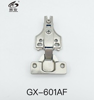 Charnières à fermeture amortie hydraulique à fixation directe en acier laminé à froid pour meubles, armoires et penderies