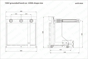 Vcb 12kV 24kV Sammelschienen-Erdungswagen Mittelspannungs-Schaltanlage Sammelschienen-Erdungsausrüstung Schalter von Chinesischer Fabrik Timetric - Product Image 5