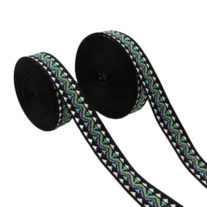 Hot Sell Custom Pattern Jacquard <b>Webbing</b> Straps Polyester Nylon Tape Ribbon for Bag Backpack Shoulder Strap - Product Image 4