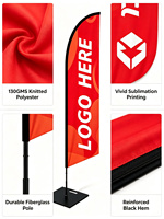 Drapeau publicitaire personnalisé pour atelier de pneus, bannière publicitaire pour réparation automobile avec base de mât, vente en gros