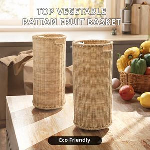 Cesta de Almacenamiento de Frutas y Verduras Multifuncional Ecológica Tejida a Mano, en Oferta - Product Image 2