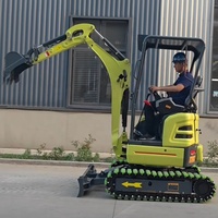Mini Excavator Crawler Boom Swing 1.6-2 Ton Mesin Motor 11.8kW Standar EPA EURO 5 Momen Beban Tinggi Bucket 0.12m Garansi 1 Tahun