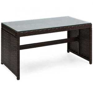 Ensemble de canapés de patio en rotin 4 pièces Mobilier de jardin extérieur - Product Image 3