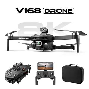 V168 Mini GPS Drone One-Click ritorno HD 8K fotografia aerea flusso ottico ostacolo evitamento telecomando per <span class=keywords><strong>il</strong></span> commercio estero - Product Image 6
