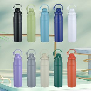 SilverJet Stainless Steel Vacuum Insulated Water Bottle 24oz Leakproof <b>Double</b> <b>Wall</b> With Handle For Travel Outdoor Gym Sport - Product Image 5