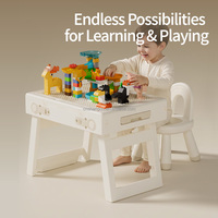 Table d'activités pliable pour tout-petits Vsuch, table et chaise pour enfants, idéale pour jouer, dessiner et apprendre en intérieur