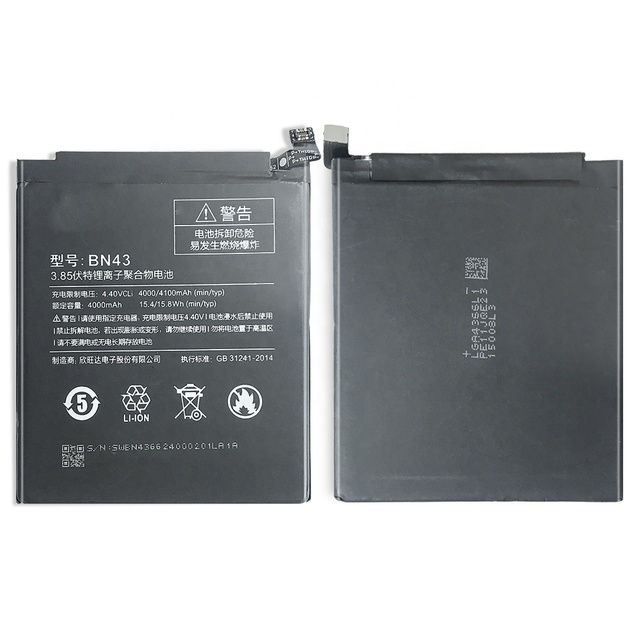 BM47 BN40 BN44 BN43 BN30 BN34 BN47 BN37 Battery for Xiaomi Redmi 3 4 6 Pro 6A 5A 4A 4X 5 PLUS A2 Lite