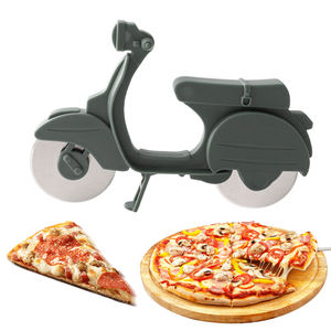 Couteau à <span class=keywords><strong>pizza</strong></span> circulaire créatif pour moto, coupe-tarte en acier inoxydable, roulette à <span class=keywords><strong>pizza</strong></span> pour pizzas et crêpes - Product Image 1