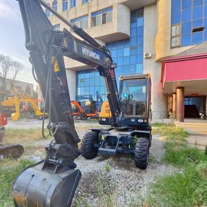 Excavadora hidráulica usada HYUNDAI HW60 de 6 toneladas buena y barata, excavadoras HYUNDAI HW60 usadas de alta calidad a la venta - Product Image 1